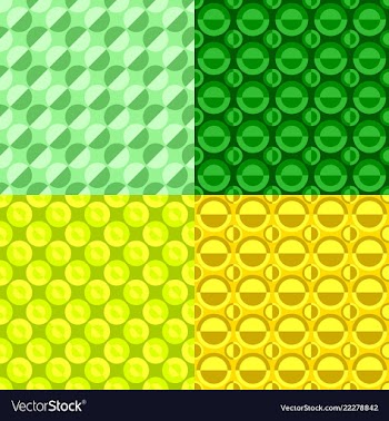 Abstract repeating circle pattern design vector image