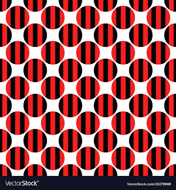 Abstract repeating circle pattern design vector image