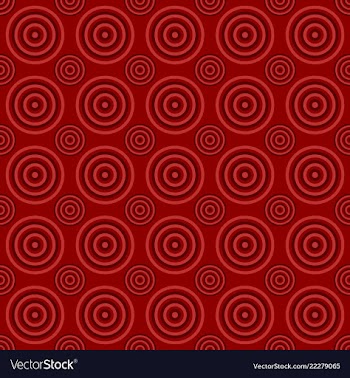 Abstract repeating circle pattern design vector image