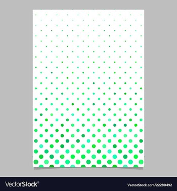 Abstract repeating circle pattern flyer template vector image