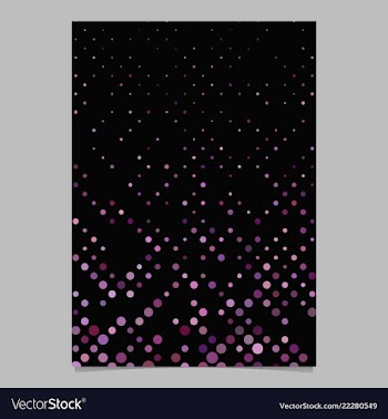 Abstract repeating circle pattern poster vector image