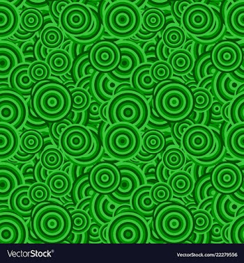 Abstract repeating concentric circle pattern vector image