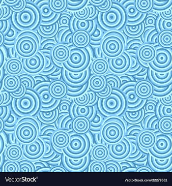 Abstract repeating concentric ring pattern vector image
