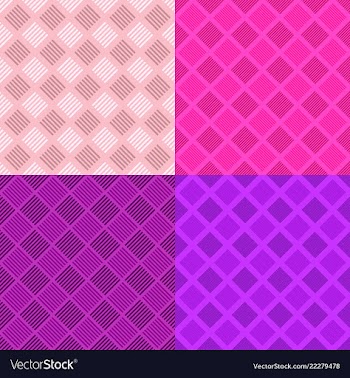 Abstract repeating pattern set - square vector image