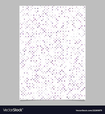 Abstract repeating pentagram star pattern page vector image