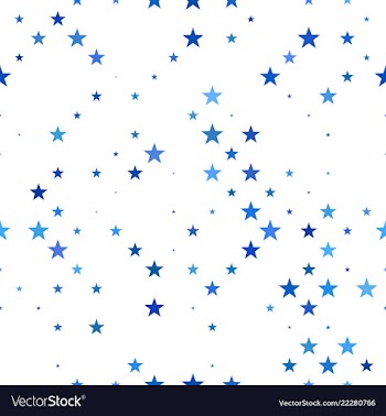 Abstract repeating pentagram star pattern vector image