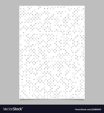 Abstract repeating star pattern brochure template vector image