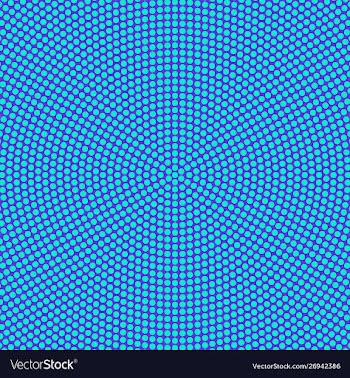Abstract retro halftone round circle pattern vector image