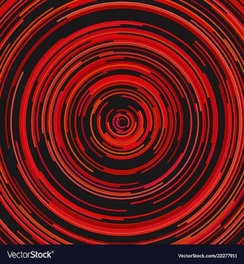 Abstract ring background from concentric circles vector image