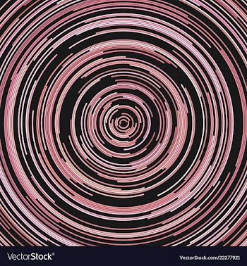 Abstract ring background from concentric half vector image