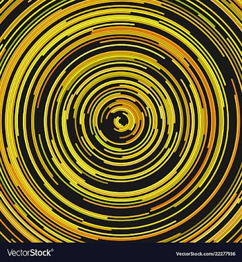 Abstract ring background from half circles vector image