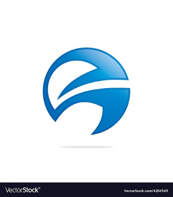  					Abstract round business logo vector image														