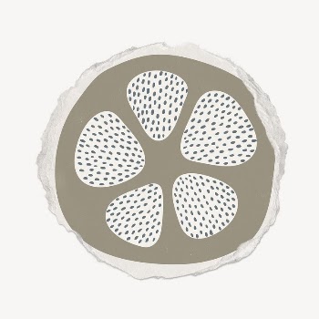 Abstract round shape collage element, | Free PSD - rawpixel