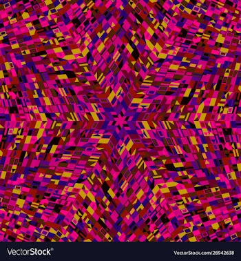 Abstract round tile pattern mosaic background vector image