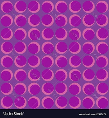 Abstract rounded repeated shapes seamless pattern vector image