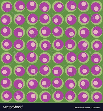 Abstract rounded repeated shapes seamless pattern vector image