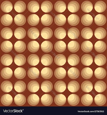 Abstract rounded repeated shapes seamless pattern vector image