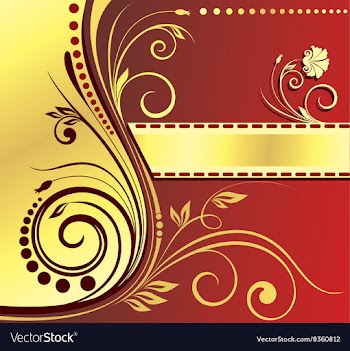 Abstract Royal Floral Design vector image