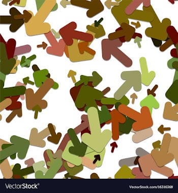 Abstract seamless arrow background pattern - from vector image