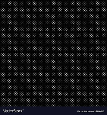 Abstract seamless black and white circle pattern vector image