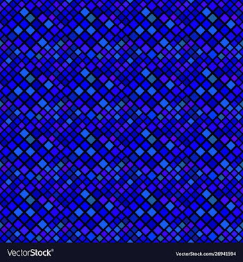 Abstract seamless blue square pattern background vector image