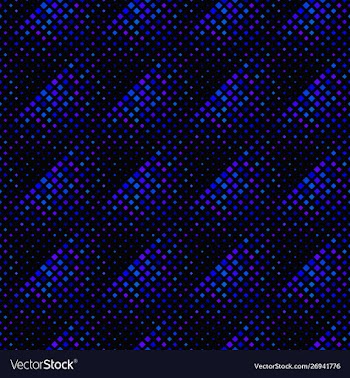 Abstract seamless blue square pattern background vector image