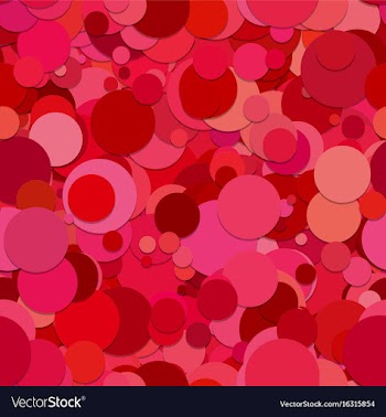 Abstract seamless chaotic circle background vector image