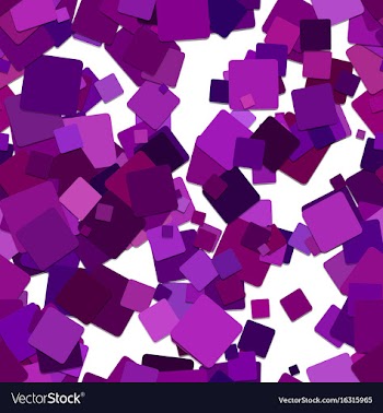 Abstract seamless chaotic square pattern vector image