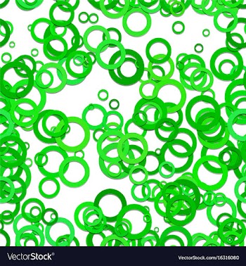 Abstract seamless circle background pattern vector image