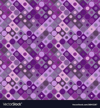 Abstract seamless circle mosaic pattern vector image