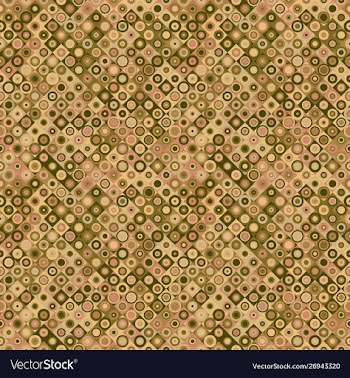 Abstract seamless circle mosaic pattern vector image