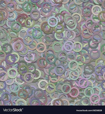 Abstract seamless circle pattern background vector image