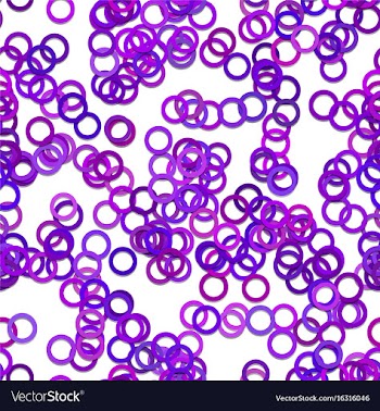 Abstract seamless circle pattern background vector image