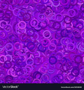 Abstract seamless circle pattern background vector image