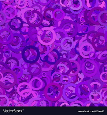 Abstract seamless circle pattern background vector image