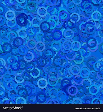 Abstract seamless circle pattern background vector image