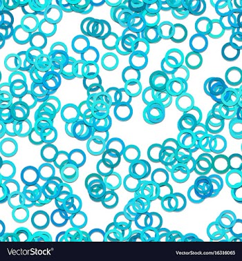 Abstract seamless circle pattern background vector image