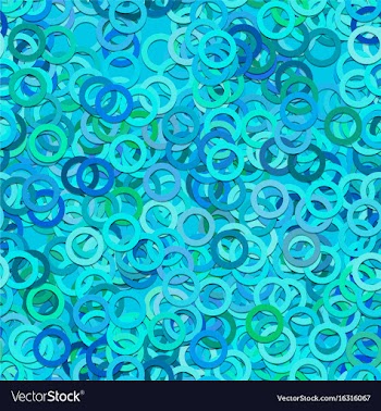 Abstract seamless circle pattern background vector image