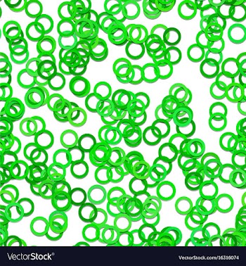 Abstract seamless circle pattern background vector image