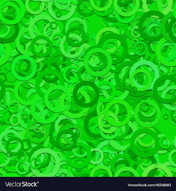 Abstract seamless circle pattern background vector image