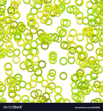 Abstract seamless circle pattern background vector image