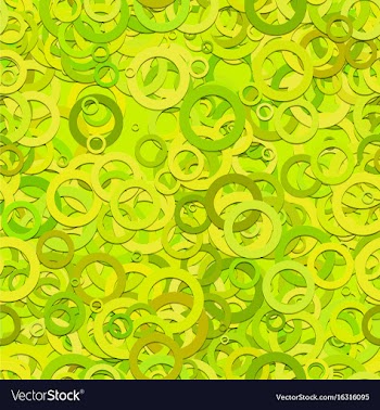 Abstract seamless circle pattern background vector image