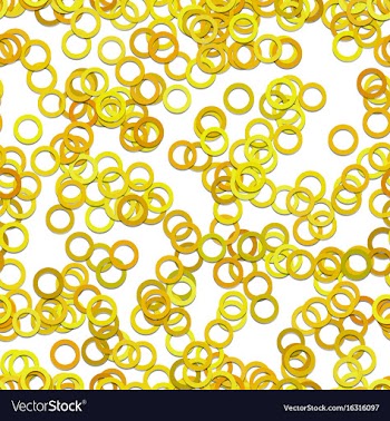 Abstract seamless circle pattern background vector image