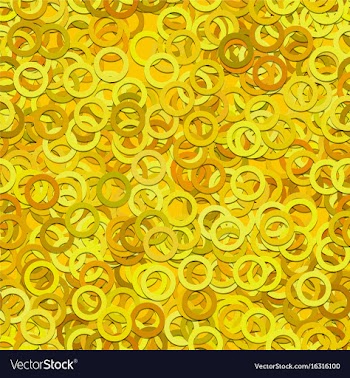 Abstract seamless circle pattern background vector image