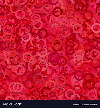 Abstract seamless circle pattern background vector image