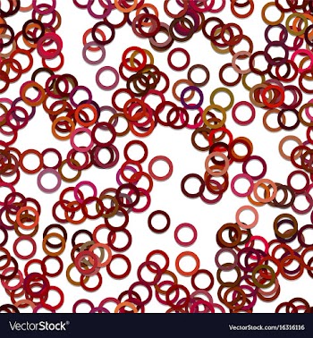 Abstract seamless circle pattern background vector image