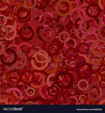 Abstract seamless circle pattern background vector image