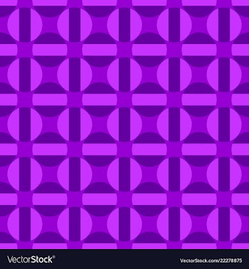 Abstract seamless circle pattern background vector image