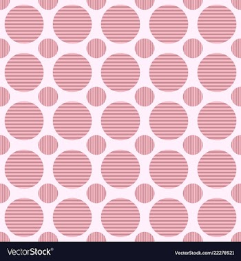 Abstract seamless circle pattern background vector image