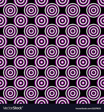 Abstract seamless circle pattern background vector image
